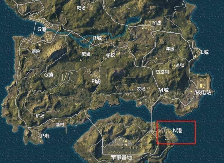 绝地求生海岛地图