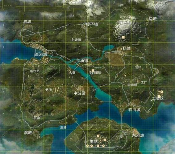 绝地求生海岛地图