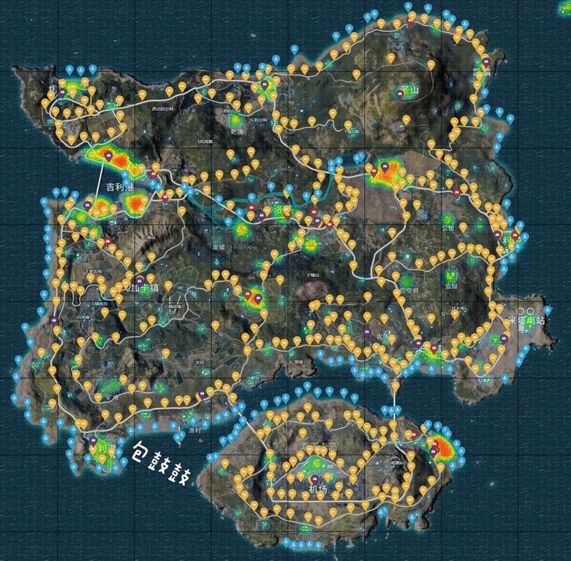 绝地求生海岛地图