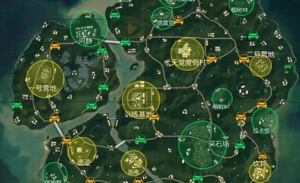 绝地求生海岛地图